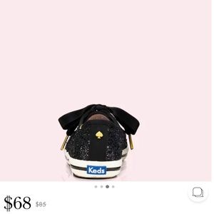 5. KEDS x KATE SPADE Black Glitter - NWOT